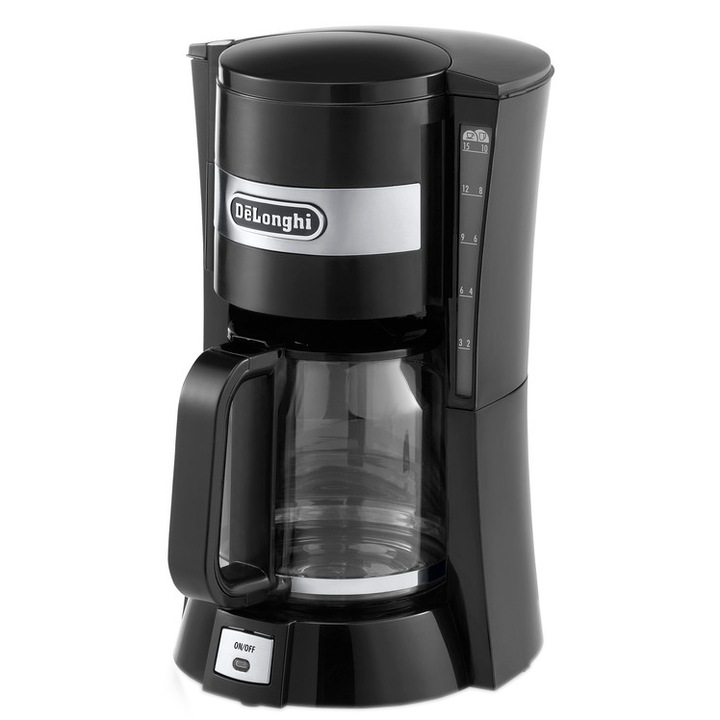 Cafetiera De'Longhi ICM 15210, 900 W, 1.25 l, 10 Cesti, Negru