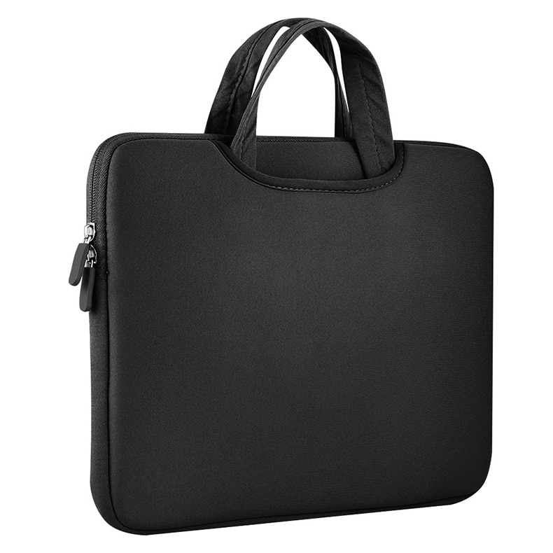 Geanta universala laptop 14 inch, Waterproof, Neopren, Negru