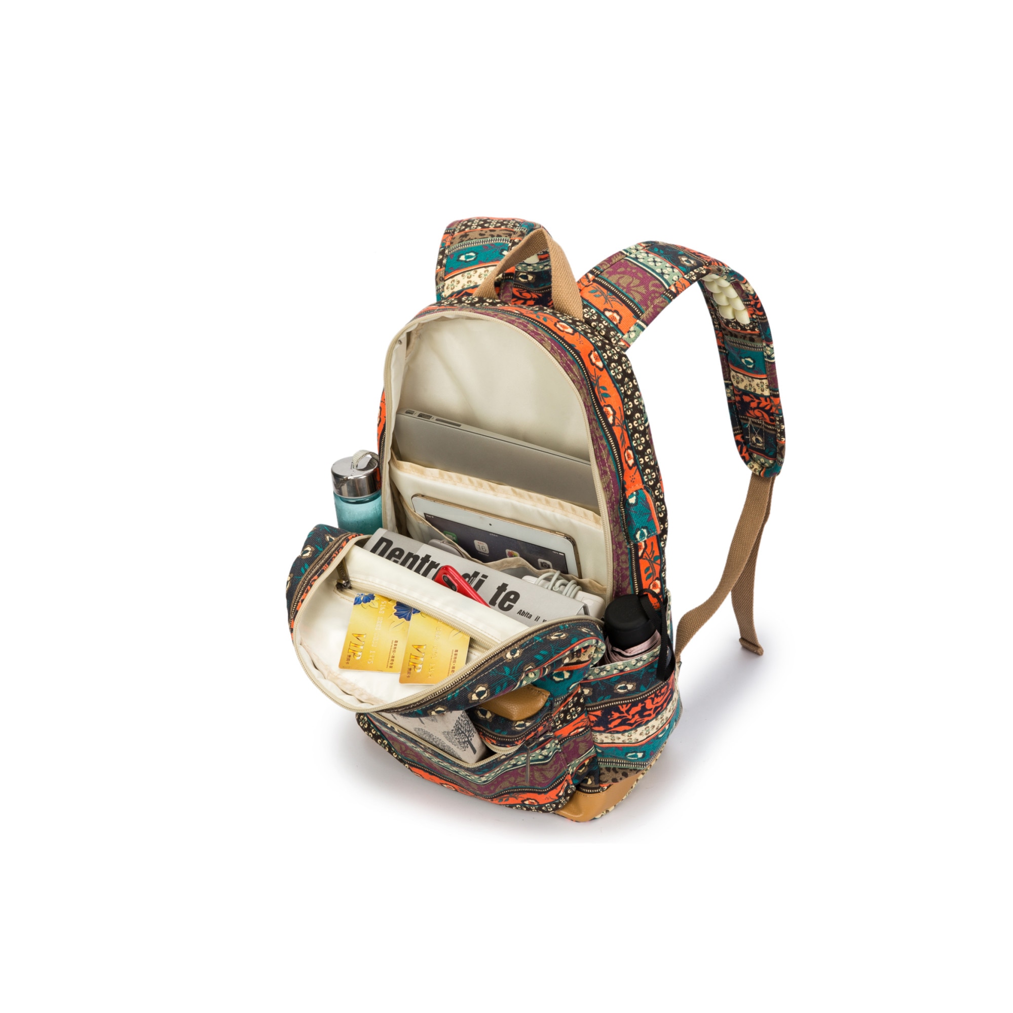 Rucsac Laptop, Kinmac, Bohemian Style, 15.6"