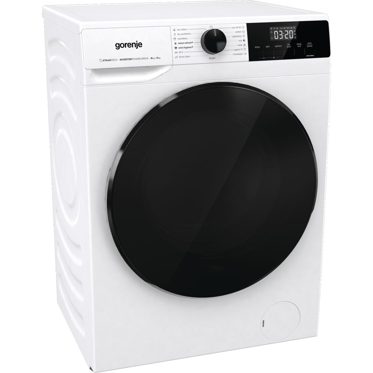 Gorenje WD2A854ADS Masina de spalat si uscator, clasa energetica A+D, 8 kg/5 kg, 1400 rpm, Alb