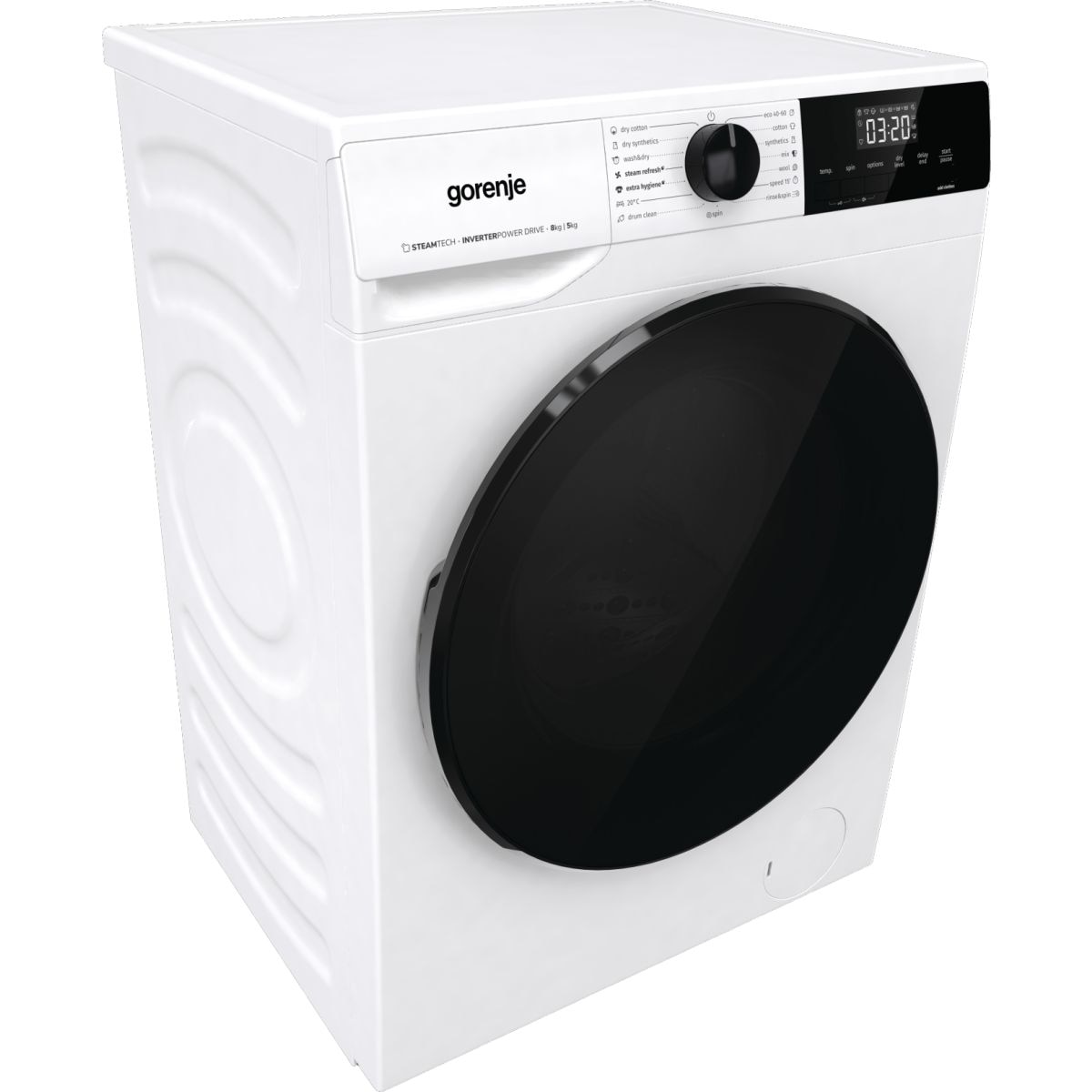 Gorenje WD2A854ADS Masina de spalat si uscator, clasa energetica A+D, 8 kg/5 kg, 1400 rpm, Alb