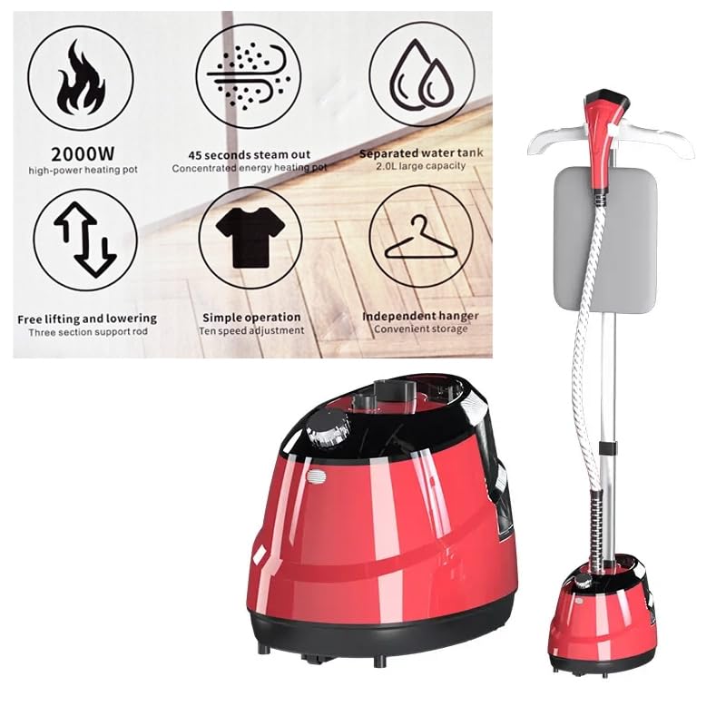 Garment Steamer – Aparat de calcat vertical cu abur, puternic 2000W, rezervor 2.1L, usor de utilizat si ideal pentru toate tipurile de tesaturi