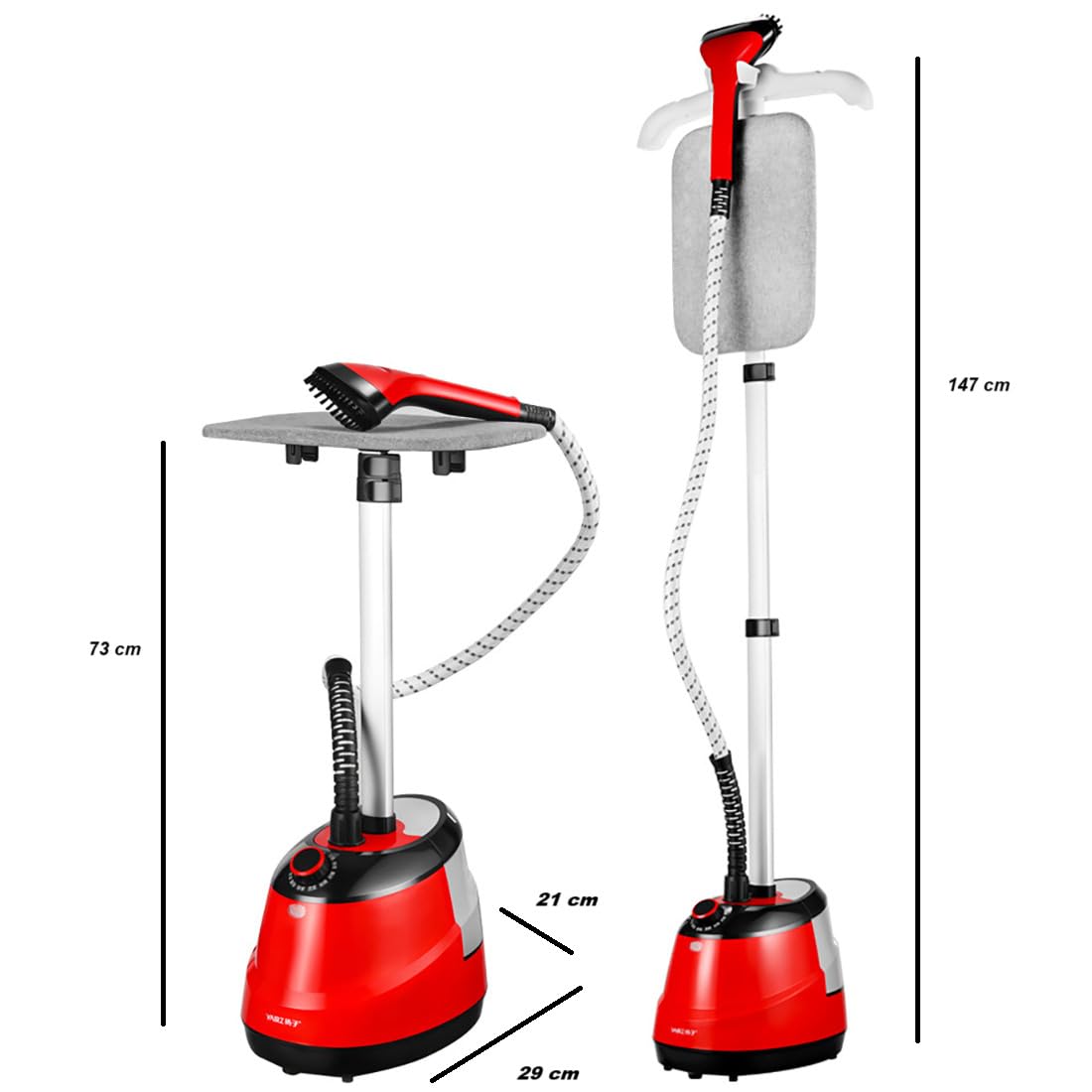 Garment Steamer – Aparat de calcat vertical cu abur, puternic 2000W, rezervor 2.1L, usor de utilizat si ideal pentru toate tipurile de tesaturi