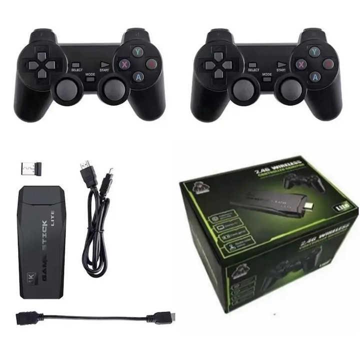 Consola jocuri cu 2 controlere incluse
