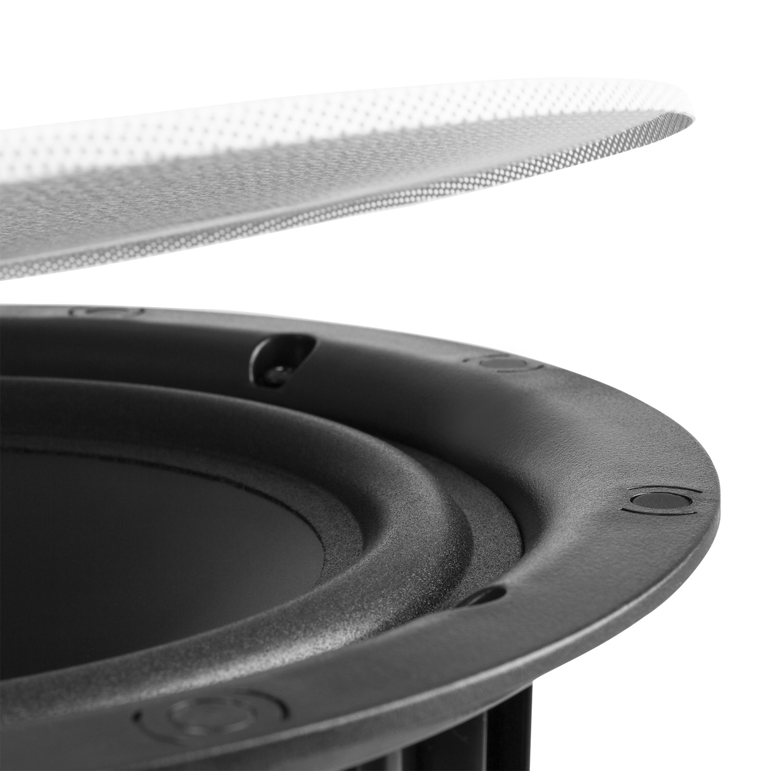 Set de 4 difuzoare amplificate incastrabile, 2 cai, 120W RMS, 6.5", Bluetooth, alb, Power Dynamics NCBT604