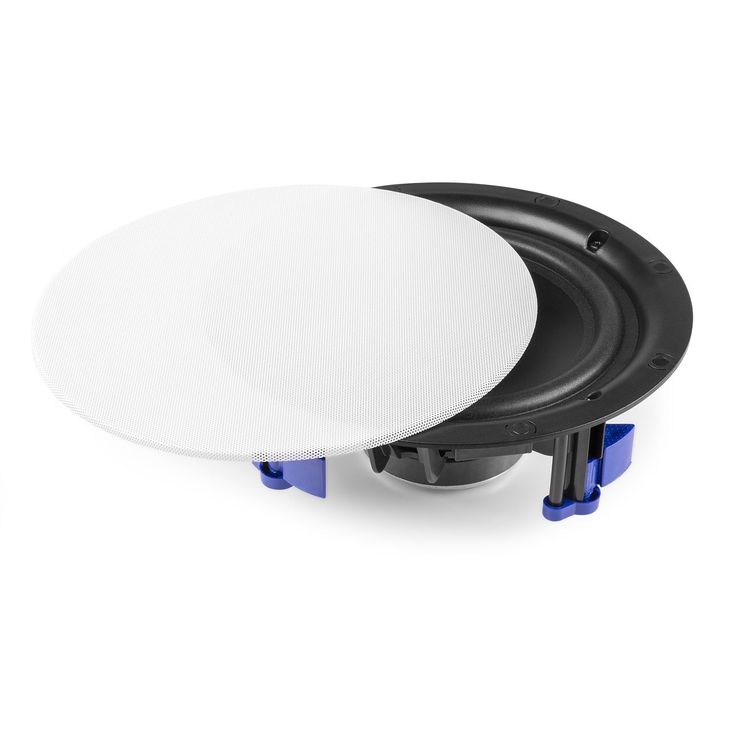 Set de 4 difuzoare amplificate incastrabile, 2 cai, 120W RMS, 6.5", Bluetooth, alb, Power Dynamics NCBT604