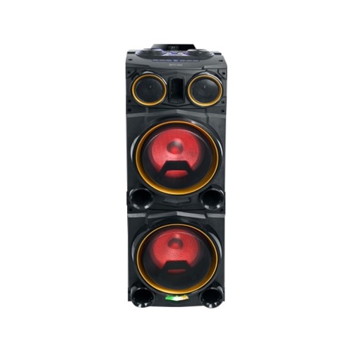 Boxa Bluetooth Tower MUSE M-1988 DJ PARTY, 800W, Radio FM PLL, Iluminare atractiva, Microfon, Negru