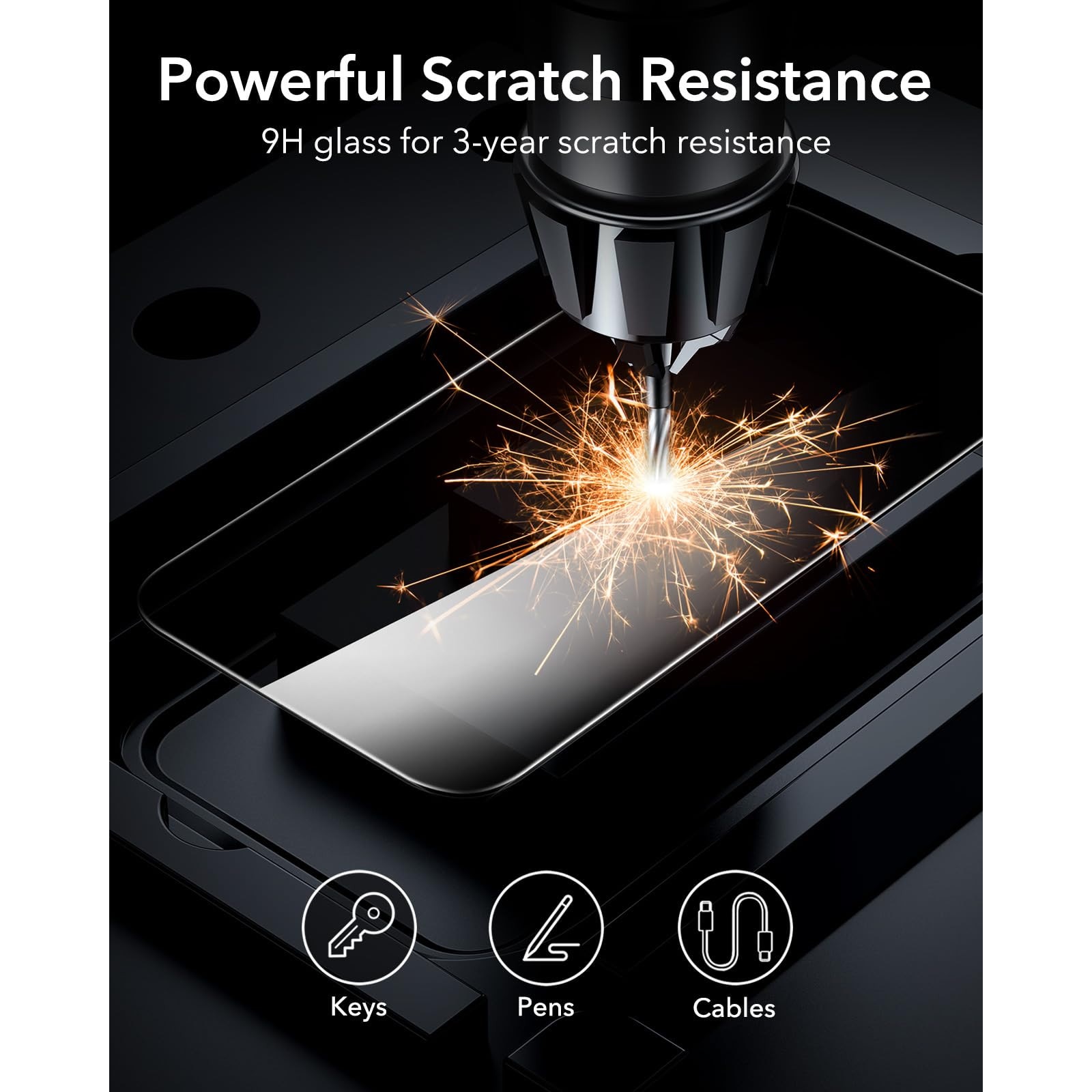 Set 2 Folii Protectie Privacy pentru iPhone 17 Promax, Sticla Temperata 9H+, Claritate Super HD, Tratament Oleofob si Anti-Amprente