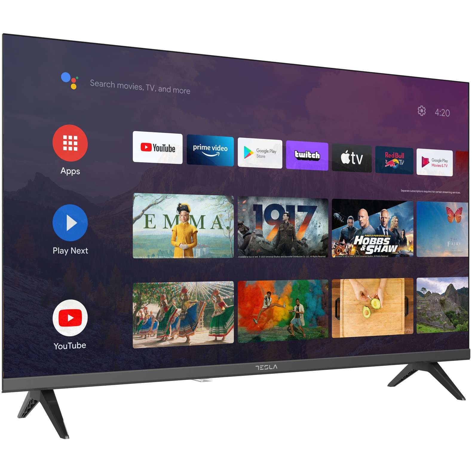 Televizor Tesla LED 32E635BHS, 81 cm, Smart Android, HD, Clasa E