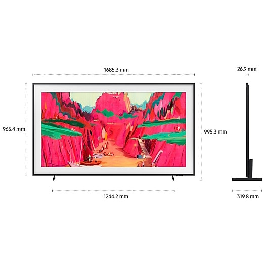 Televizor SAMSUNG Neo QLED The Frame Pro 75LS03FW, 189 cm, Smart, 4K Ultra HD, Clasa G (Model 2025)