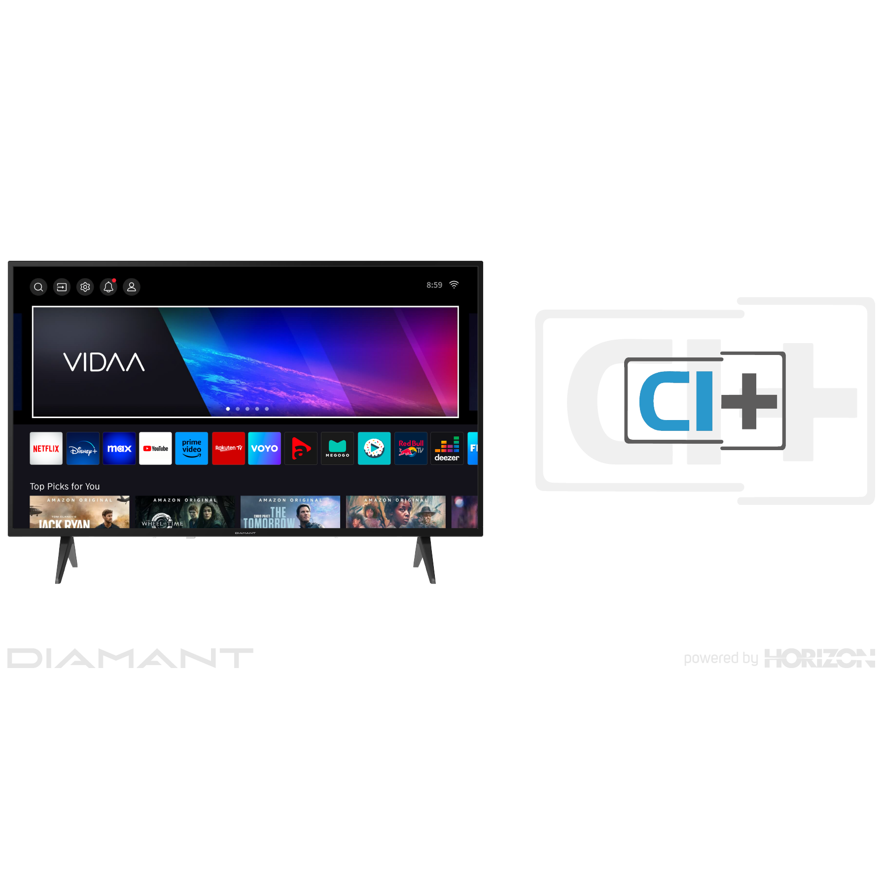 Televizor Horizon LED Smart TV 24HL4330H/C 60cm 24inch HD Negru