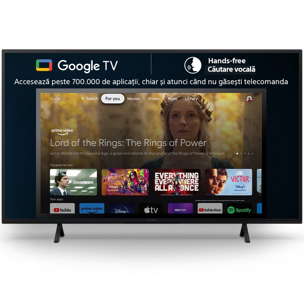 Televizor Sony BRAVIA LED 43X75WL, 108 cm, Smart Google TV, 4K Ultra HD, Clasa G