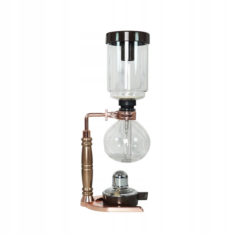 Cafetiere retro BZ03, 3 cani, sticla, metal, lemn, 35x9,1x13,5cm, set 6 elemente