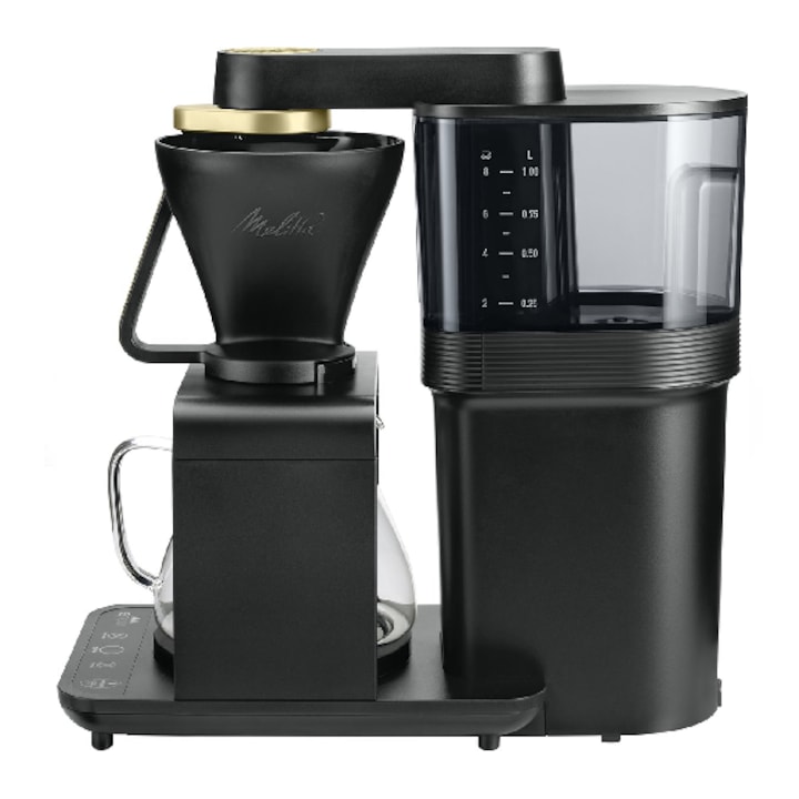 Espressor Melitta Epour noir 1100W, inox, 1.25l
