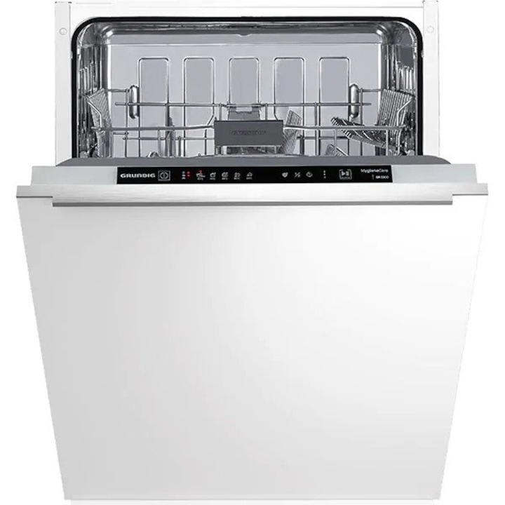 Masina de spalat vase incorporabila GRUNDIG GNVP2450, 13 seturi, 5 programe, Clasa A++, Alb