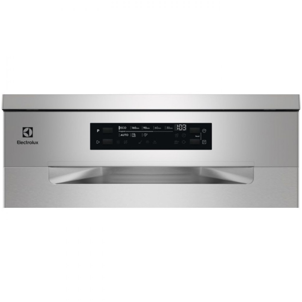 Masina de spalat vase Electrolux ESA47301SX, 13 seturi, 8 programe, Afisaj digital, Clasa D, Motor inverter, 60 cm, Inox