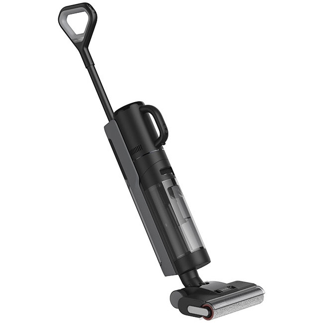 Aspirator vertical umed uscat Dreame H12 Dual HHV4, aspirare, 3 moduri de aspirare, 16000Pa, auto-curatare, capacitate rezervor apa curata/murdara-0.9l/0.7l, baterie 4000mAh, autonomie pana la 60min, 300W, afisaj LED, negru