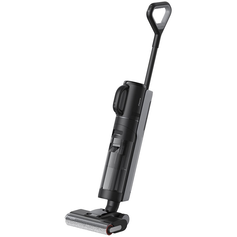 Aspirator vertical umed uscat Dreame H12 Dual HHV4, aspirare, 3 moduri de aspirare, 16000Pa, auto-curatare, capacitate rezervor apa curata/murdara-0.9l/0.7l, baterie 4000mAh, autonomie pana la 60min, 300W, afisaj LED, negru