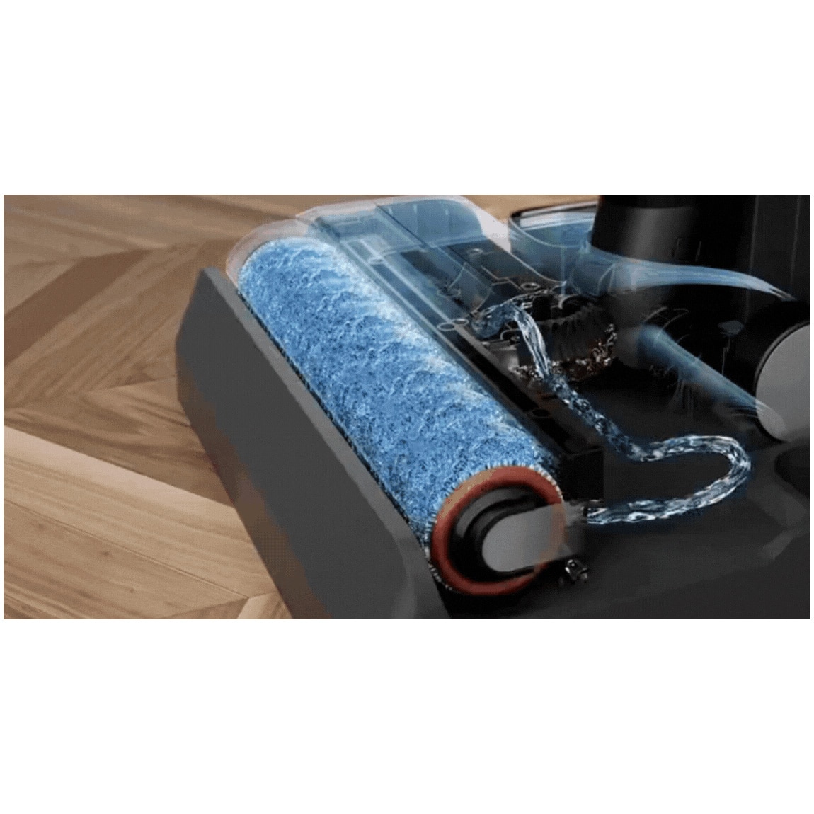 Aspirator vertical umed uscat Dreame H12 Dual HHV4, aspirare, 3 moduri de aspirare, 16000Pa, auto-curatare, capacitate rezervor apa curata/murdara-0.9l/0.7l, baterie 4000mAh, autonomie pana la 60min, 300W, afisaj LED, negru