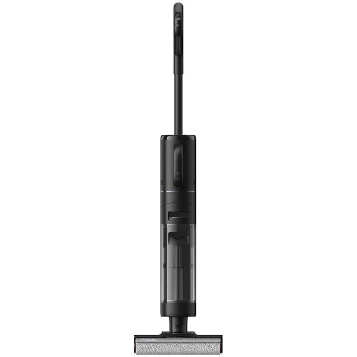 Aspirator vertical umed uscat Dreame H12 Dual HHV4, aspirare, 3 moduri de aspirare, 16000Pa, auto-curatare, capacitate rezervor apa curata/murdara-0.9l/0.7l, baterie 4000mAh, autonomie pana la 60min, 300W, afisaj LED, negru