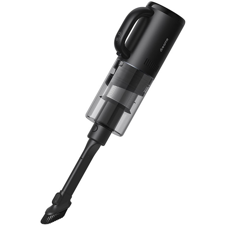 Aspirator vertical umed uscat Dreame H12 Dual HHV4, aspirare, 3 moduri de aspirare, 16000Pa, auto-curatare, capacitate rezervor apa curata/murdara-0.9l/0.7l, baterie 4000mAh, autonomie pana la 60min, 300W, afisaj LED, negru