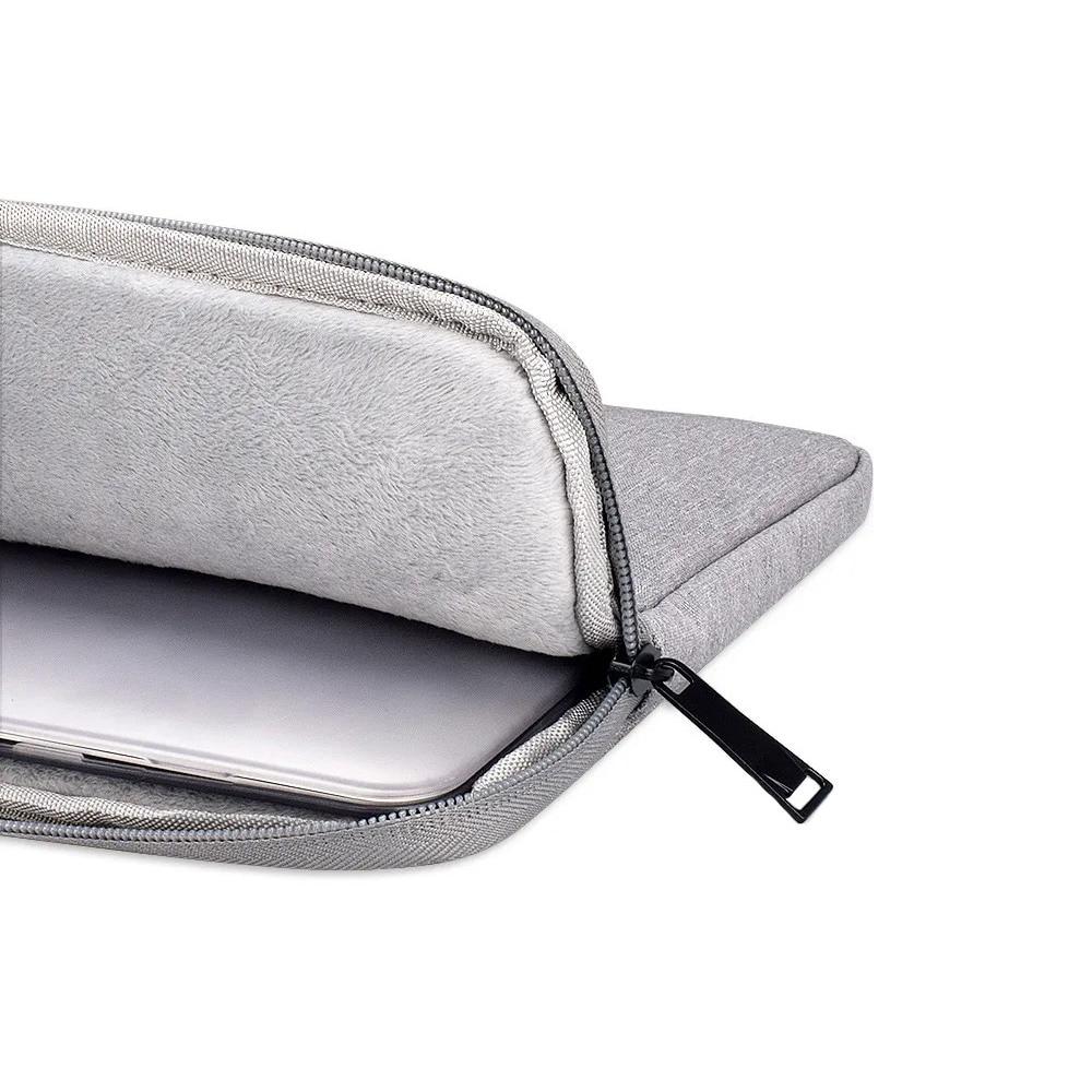 Husa universala pentru laptop 15.6, cu burete antisoc, compatibila laptop Apple MacBook Air, MacBook Pro Touch Bar, Asus, Acer, Dell, Huawei. Neagra