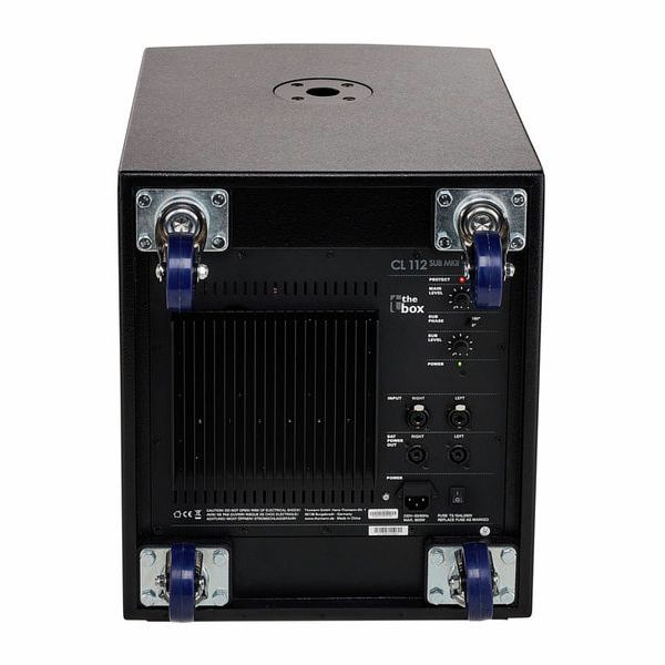 Bas Activ the box CL 112 Sub MK II cu 3 x Amplificatoare, SPL 118 dB, 12", 900w Peak total