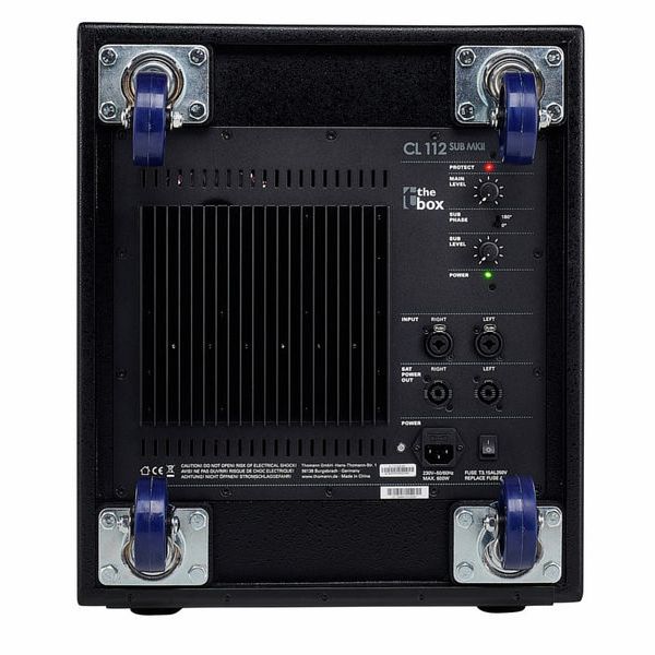 Bas Activ the box CL 112 Sub MK II cu 3 x Amplificatoare, SPL 118 dB, 12", 900w Peak total