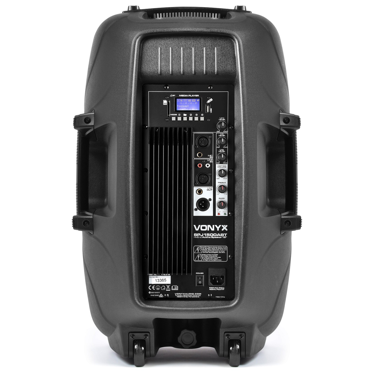 Boxa activa, 15", 250W RMS, Bluetooth/USB/SD, Vonyx SPJ-1500ABT