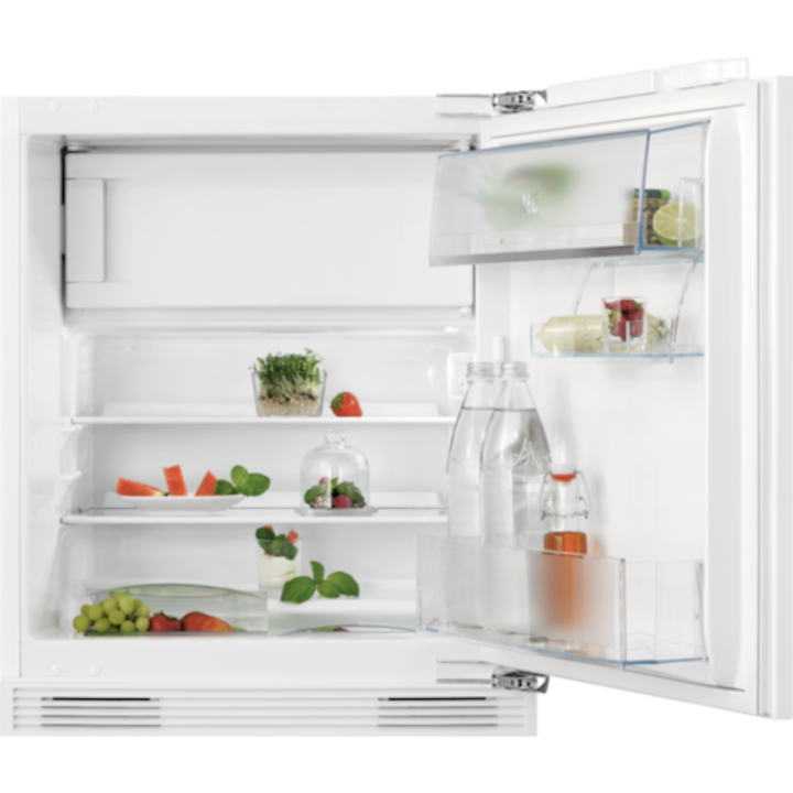 Frigider cu o usa incorporabil AEG OSF6I82EF, 110 l, Usa reversibila, Control electronic, Clasa E, H 82 cm