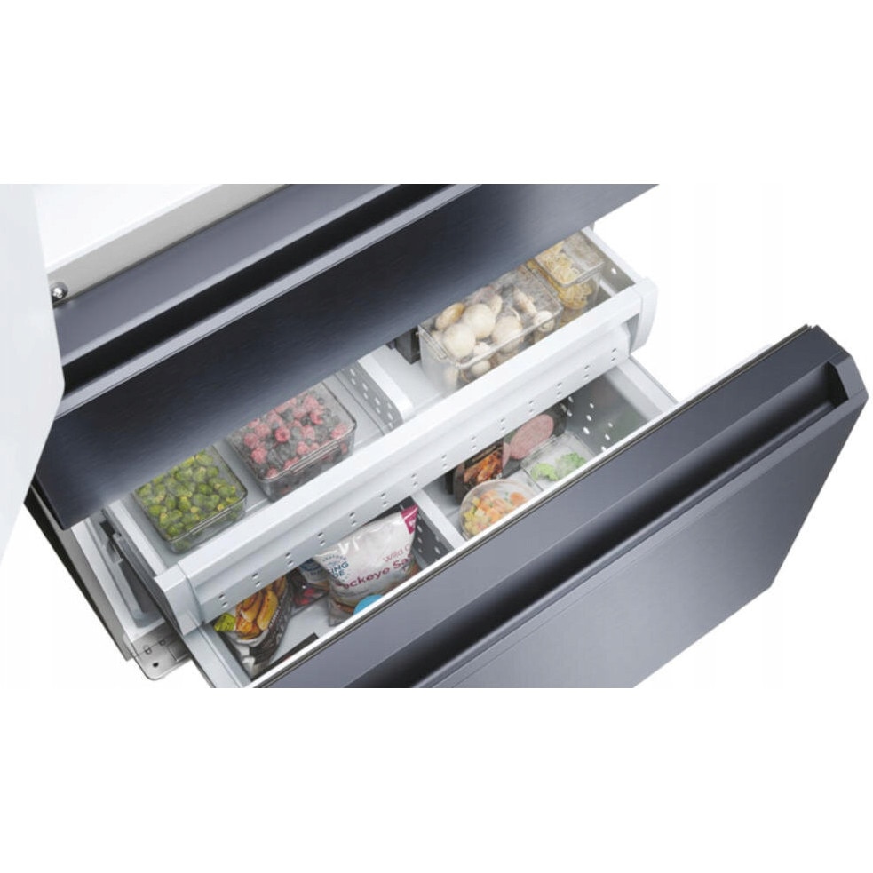 Frigider Haier HFW7918EIMB, No Frost, negru mat, 323l frigider + 278l congelator, dozator apă, control smartphone, 177.5x90.8x75cm