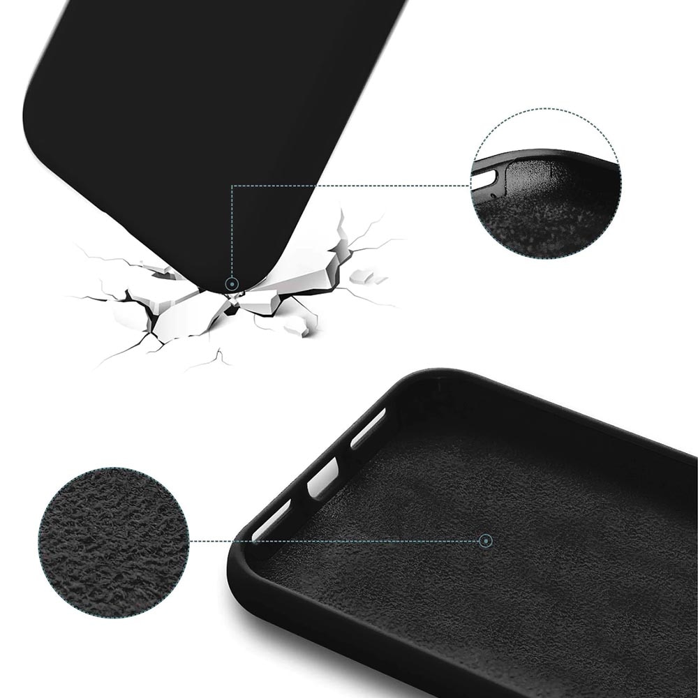 Husa BestCase® Premium Liquid Silicon, Compatibila Cu Samsung Galaxy S23, 1.2MM Slim, Microfibra in interior, Antisoc, Rezistent la socuri, Protectie Camera, Margini ridicate pentru protectia ecranului, Negru