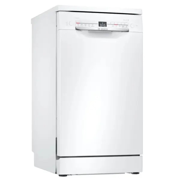 Masina de spalat vase Bosch SPS2IKW10E, Eco 50 °C, Intensiv 70 °C, AquaStop, Home Connect, 5 programe, 48 dB, Clasa F, Alb