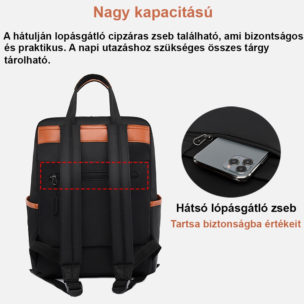 Rucsac laptop, Dollcini, Alb, 15.6''