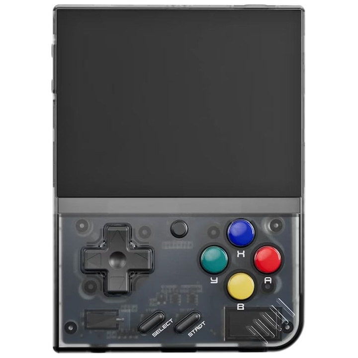 Consola Mini Ultra Portabila Retro Smart 10.000 Jocuri Preinstalate, Afiseaza Imagini, Video, 64 GB, Quad Core 1.5GHz, 1GB LPDDR4, IPS LCD 3.5" 640x480, 2600 mAh