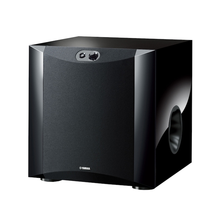 Subwoofer Activ Yamaha NS-SW300, 250W RMS, Negru Lucios