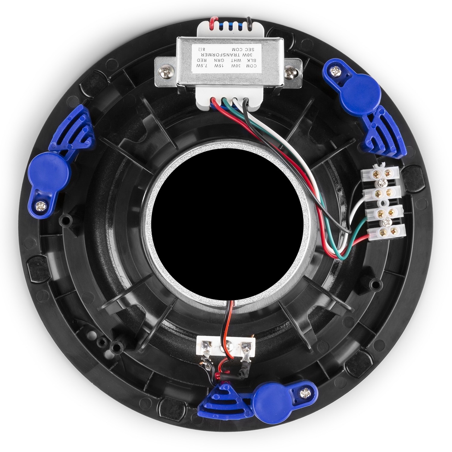 Difuzor incastrabil tavan, 100V, 2 cai, 30W RMS, 6.5", alb, Power Dynamics NCSP6