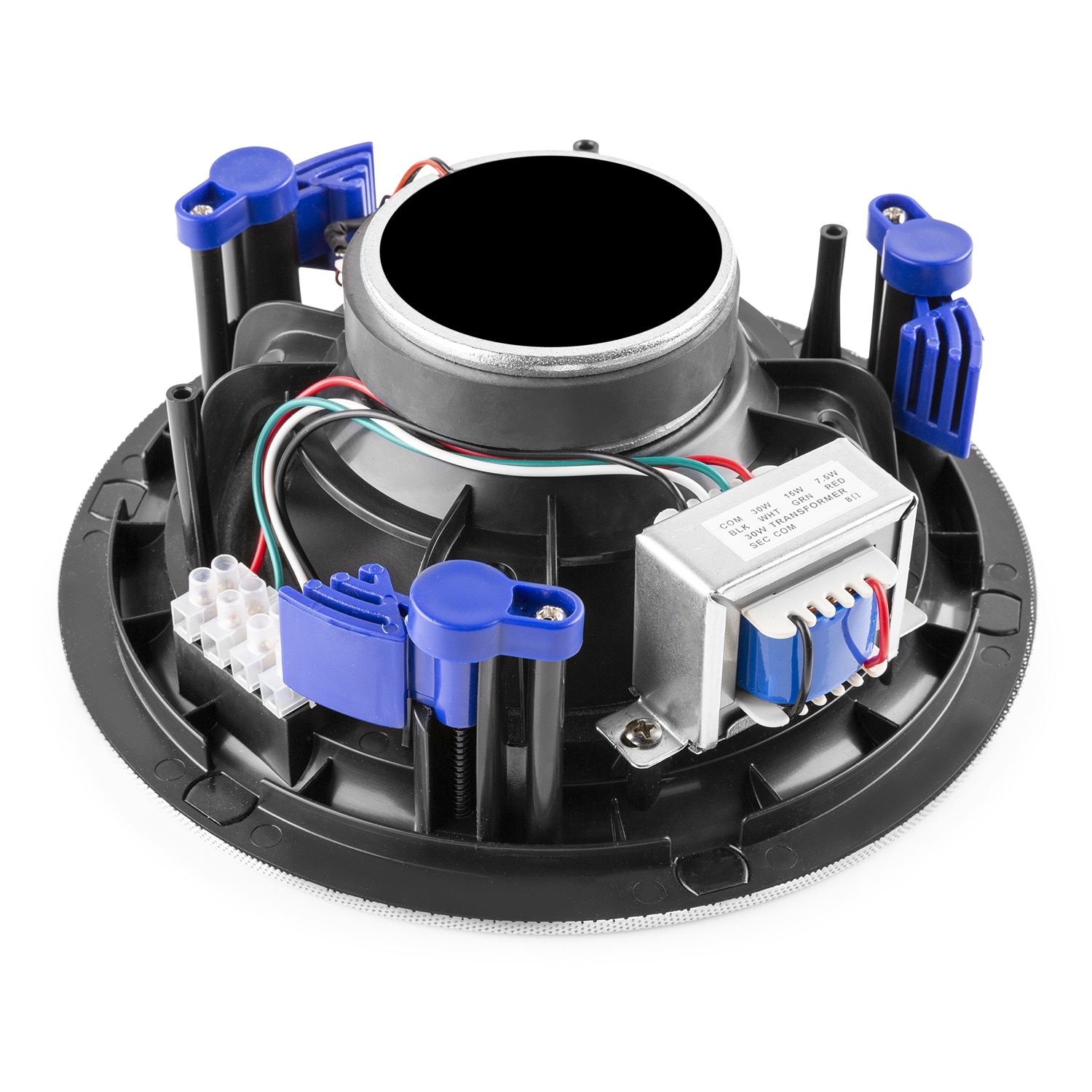 Difuzor incastrabil tavan, 100V, 2 cai, 30W RMS, 6.5", alb, Power Dynamics NCSP6