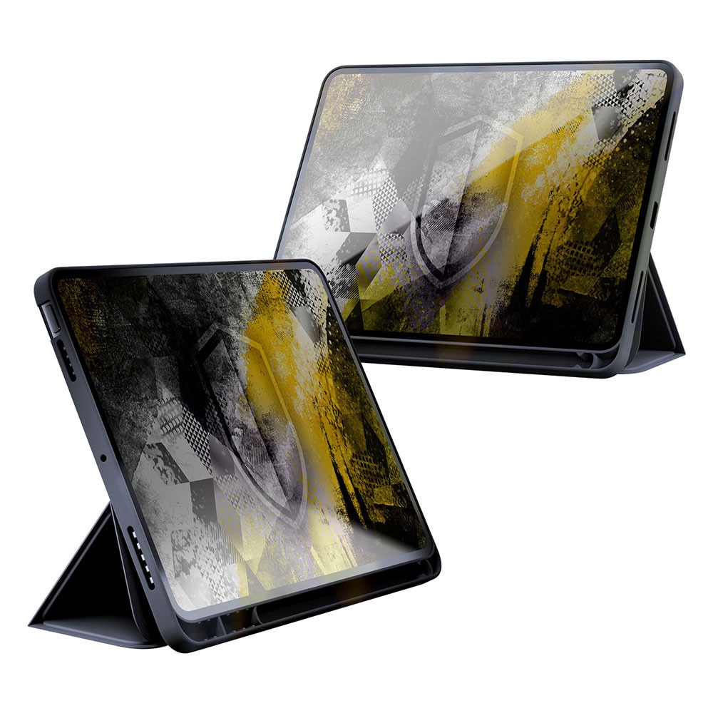 Husa tableta, Samsung Galaxy Tab S9 FE, protectie moale, functie Wake/Sleep, negru, 12 inch
