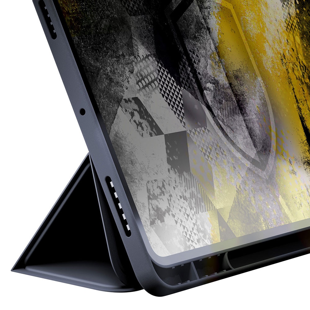 Husa tableta, Samsung Galaxy Tab S9 FE, protectie moale, functie Wake/Sleep, negru, 12 inch