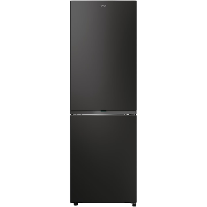 Combina frigorifica Candy, No Frost, 355 l, H 185 cm, Clasa E, Wi-Fi, Negru