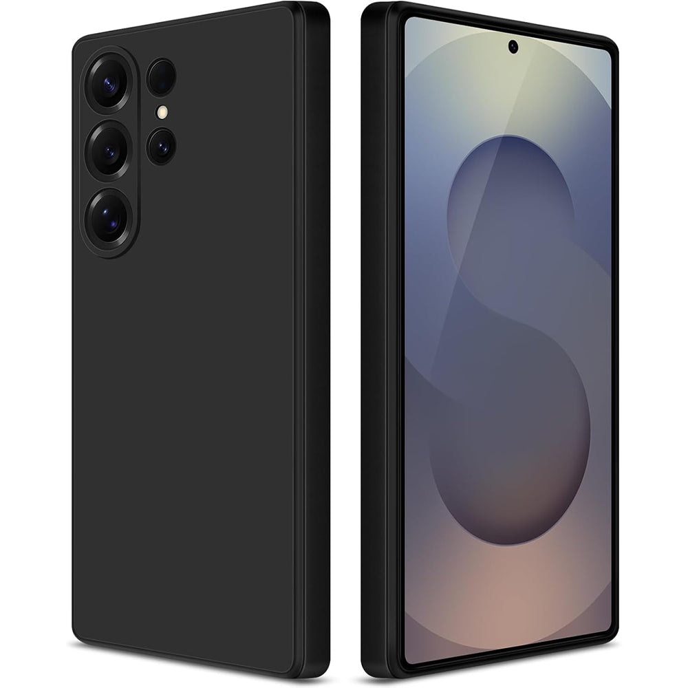 Husa CASEY STUDIOS compatibila cu Samsung Galaxy S25 Ultra, Soft Silicone Premium, Microfibra in Interior, pentru Incarcare Wireless, Margini Ridicate pentru Protectia Ecranului si a Camerelor