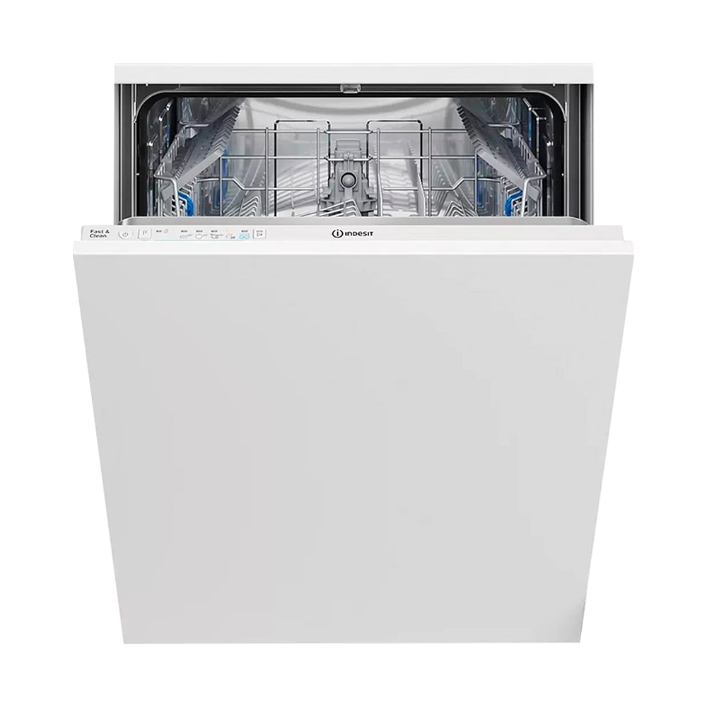 Masina de spalat vase incorporabila Indesit D2I HL326, Push&Go, Fast&Clean, 5 programe, 14 seturi vase, 60 cm, Clasa E