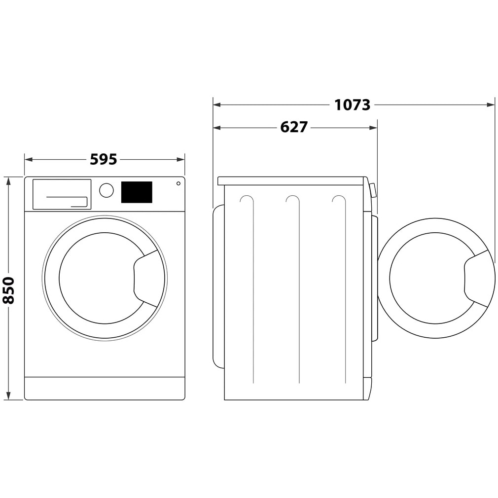 Masina de spalat rufe Whirlpool FreshCare+ FFB 8458 BV EE, 8 kg, 1400 rpm, Clasa B, Steam Refresh, Tehnologia al-6lea Simt, Motor Inverter, Alb/Negru