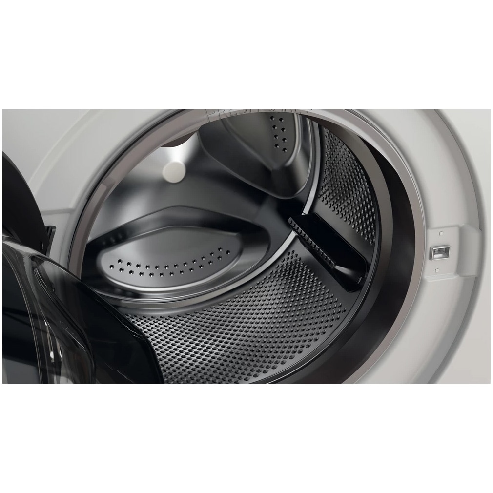 Masina de spalat rufe Whirlpool FreshCare+ FFB 8458 BV EE, 8 kg, 1400 rpm, Clasa B, Steam Refresh, Tehnologia al-6lea Simt, Motor Inverter, Alb/Negru