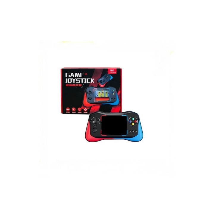 Consola vintage portabila de gaming pentru 2 jucatori, 500 de jocuri incorporate, ecran 3.5 Inch