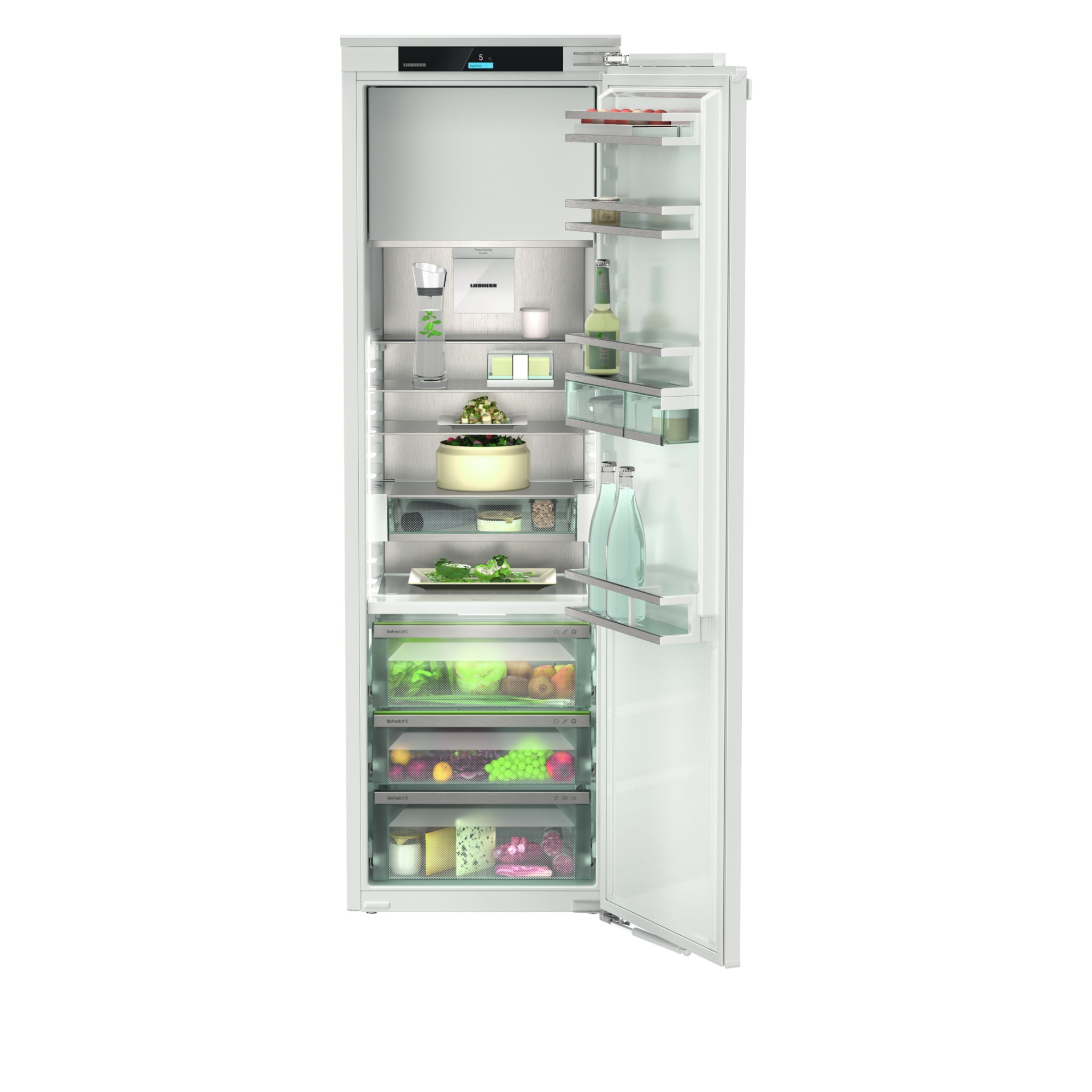 Frigider Incorporabil cu o usa Liebherr IRBci 5151 Prime BioFresh, 276 l, H 178 cm, Clasa C, Alb