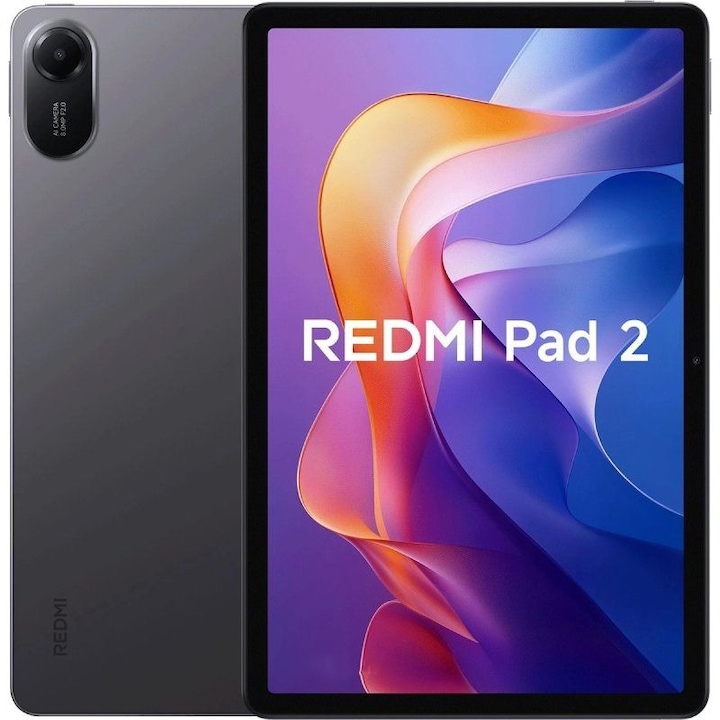 Tableta Xiaomi Redmi Pad 2, Octa-Core, 11", 8GB RAM, 256GB, 4G, Graphite Gray