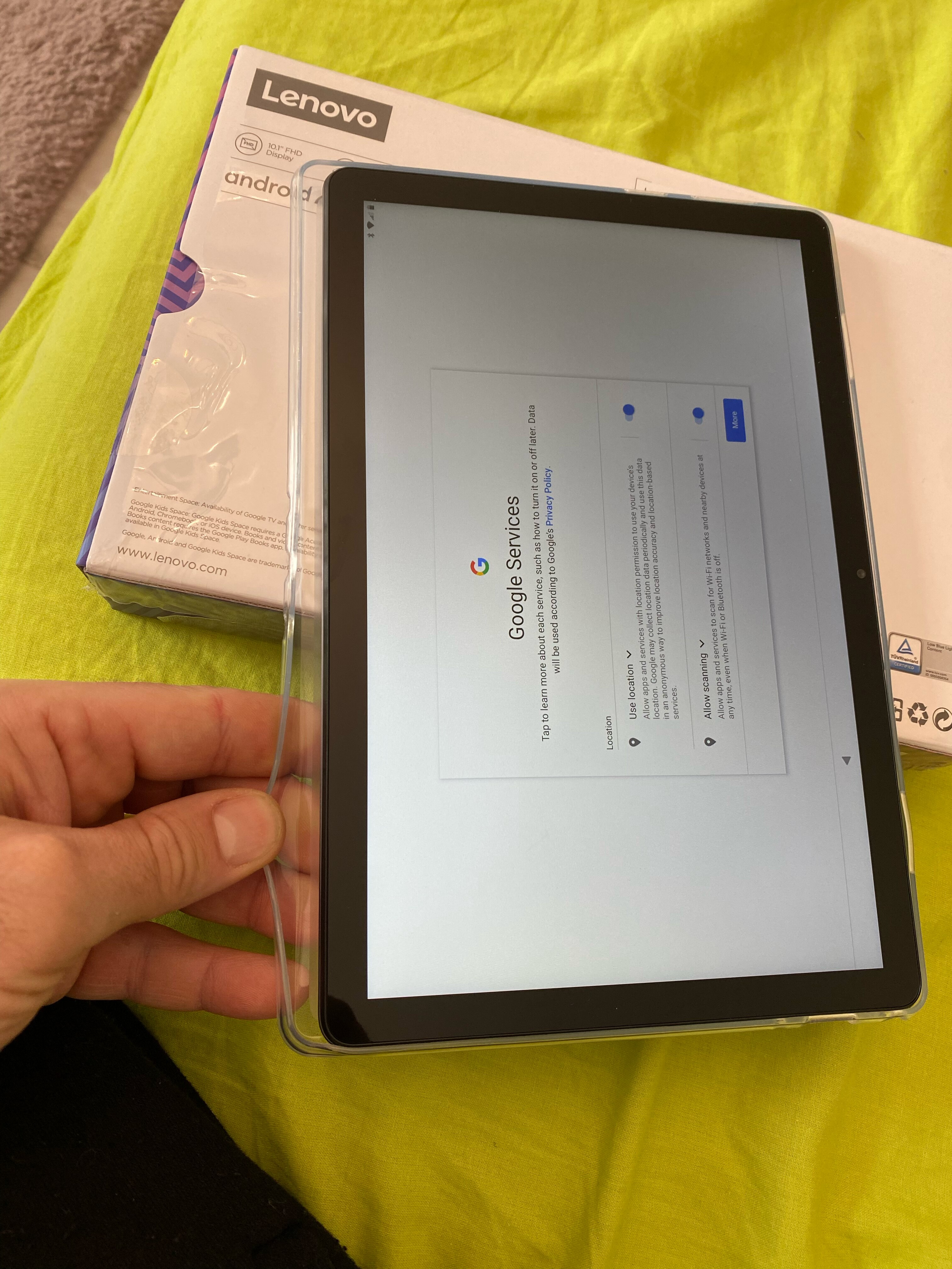 Husa Tableta Lenovo Tab M10 TB-X605/TB-X505 TPU subtire transparent