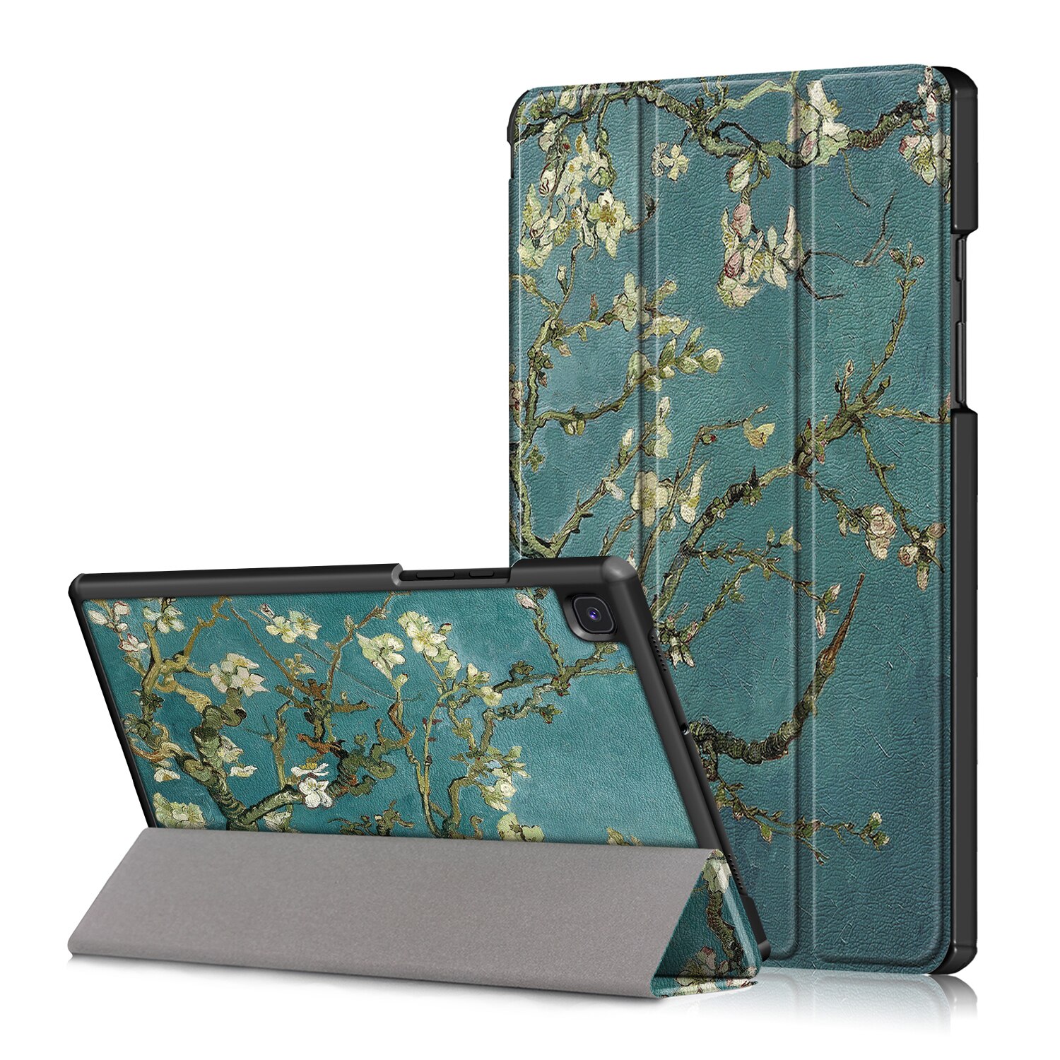Husa de protectie premium Natty Pell, compatibila cu Samsung Galaxy Tab A7 2020 (SM-T500/SM-T505/SM-T507) - Floral